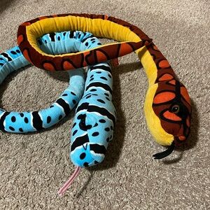 2 Snake Plushies